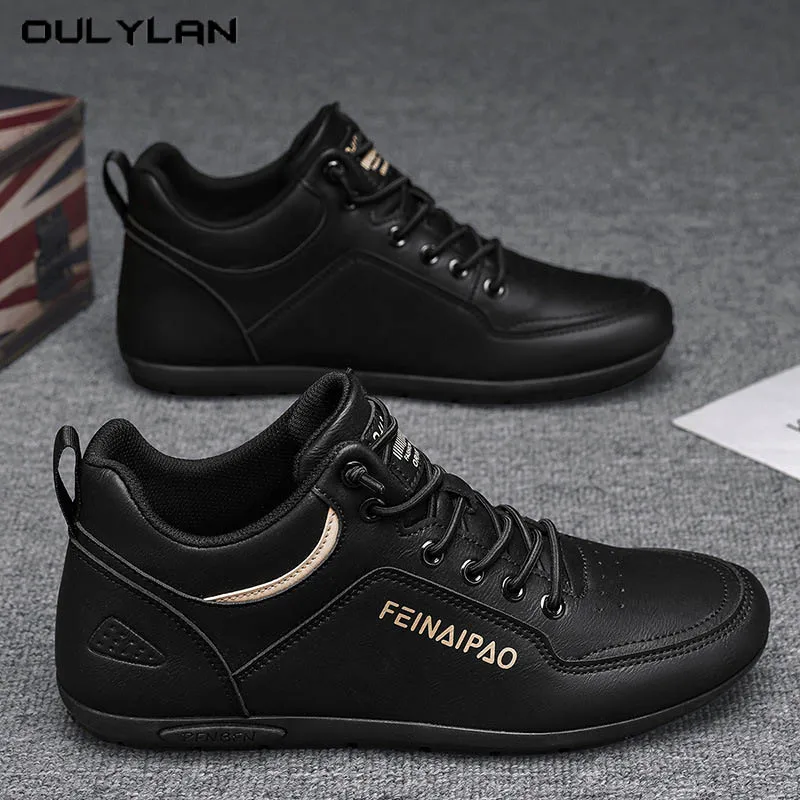 Best-selling Flat Breathable Walking Shoes Men's Fashionable Casual Sneakers Lace-up Anti-slip Business Work Leather Shoes
Best-selling Flat Breathable Walking Shoes Men's Fashionable Casual Sneakers Lace-up Anti-slip Business Work Leather Shoes