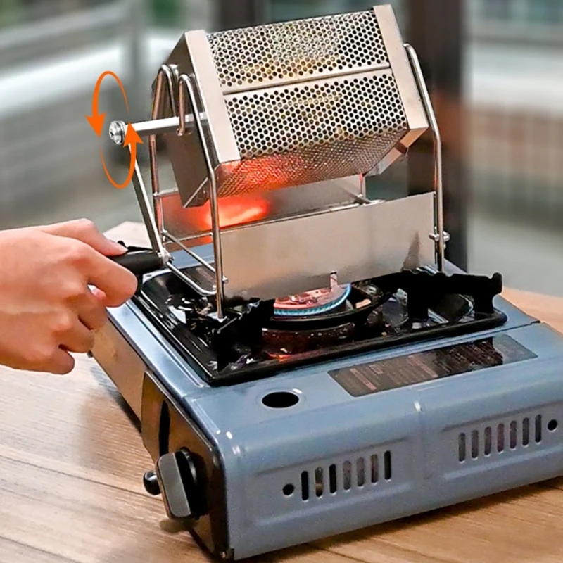 Handy Crank Coffee Roaster With Stainless Steel Drum For Even Heating Y5GB
Handy Crank Coffee Roaster With Stainless Steel Drum For Even Heating Y5GB
