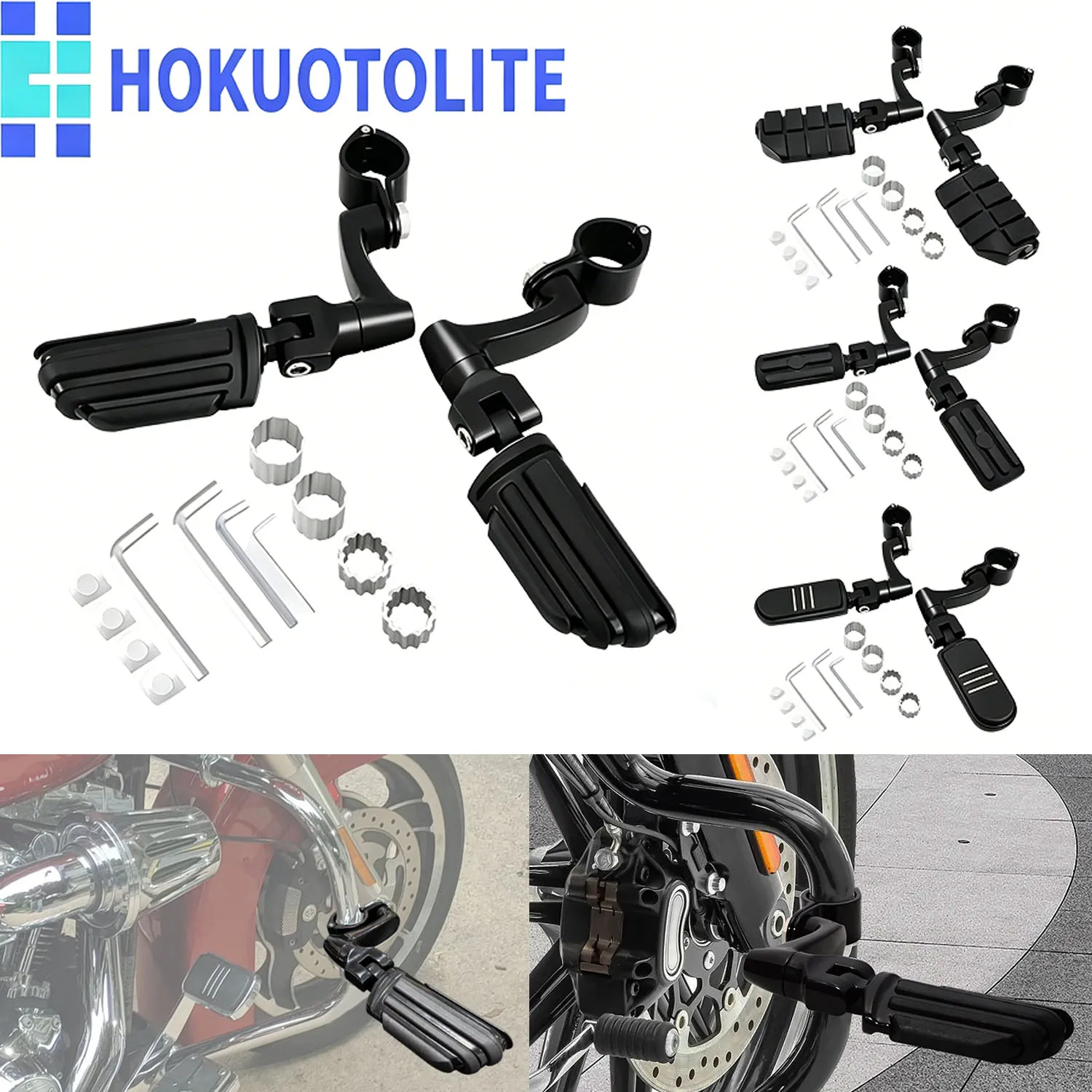1" 1.25" 1.3" Highway Pegs Adjustable Motorcycle Footpegs For Harley Sportster Tri Street Glide FLHX Road King Low Rider
1" 1.25" 1.3" Highway Pegs Adjustable Motorcycle Footpegs For Harley Sportster Tri Street Glide FLHX Road King Low Rider