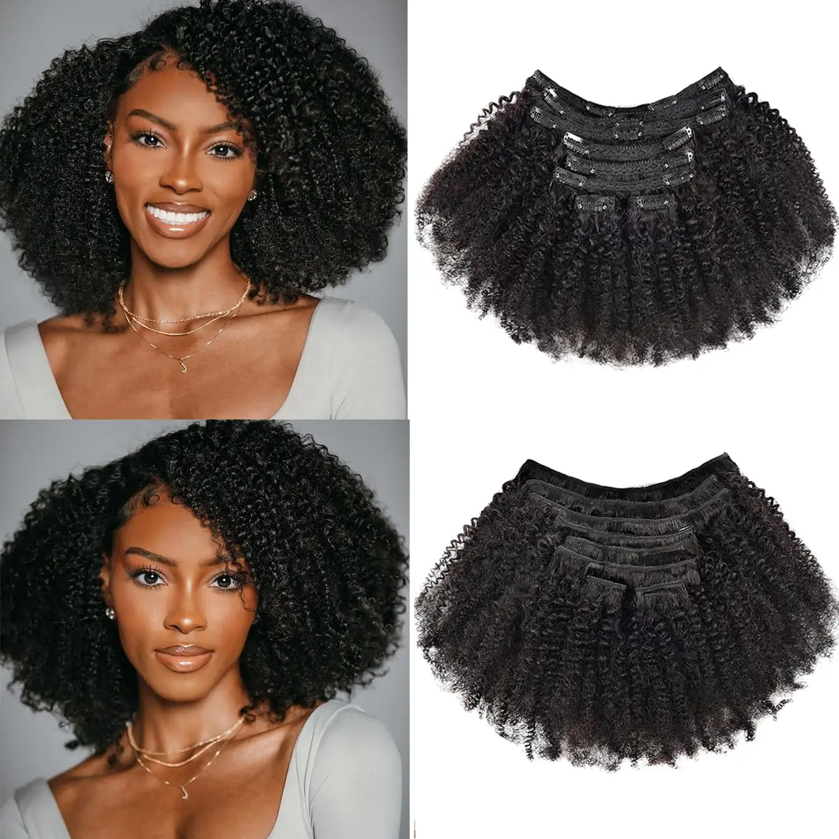 Afro Kinky Curly PU Clip Ins Human Hair 120g Seamless Clip In Human Hair Extensions Double Drawn Skin Weft Clip In For Women
Afro Kinky Curly PU Clip Ins Human Hair 120g Seamless Clip In Human Hair Extensions Double Drawn Skin Weft Clip In For Women