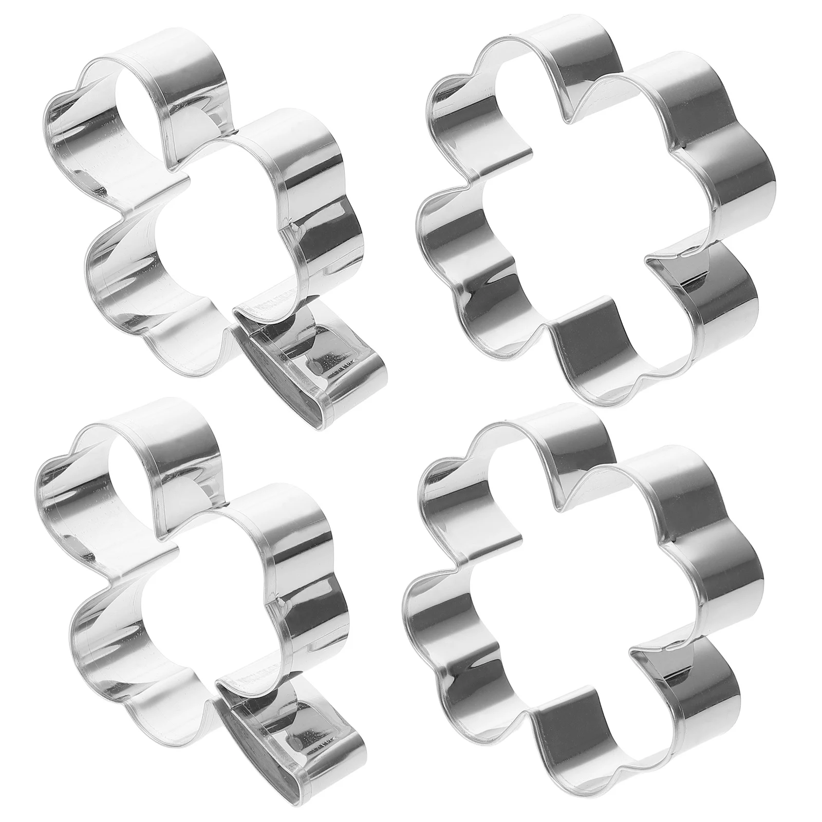 4 PCS Four-leaf Cookie Fall Cutters Small St Patricks Day Biscuit Decorating Tools Silver Seasonal Vacation
4 PCS Four-leaf Cookie Fall Cutters Small St Patricks Day Biscuit Decorating Tools Silver Seasonal Vacation