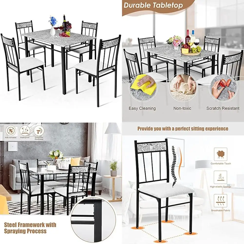 Boho Style 5-Piece Bedding Set with Down Alternative Comforter and Throw Blanket in Dark Grey
Boho Style 5-Piece Bedding Set with Down Alternative Comforter and Throw Blanket in Dark Grey