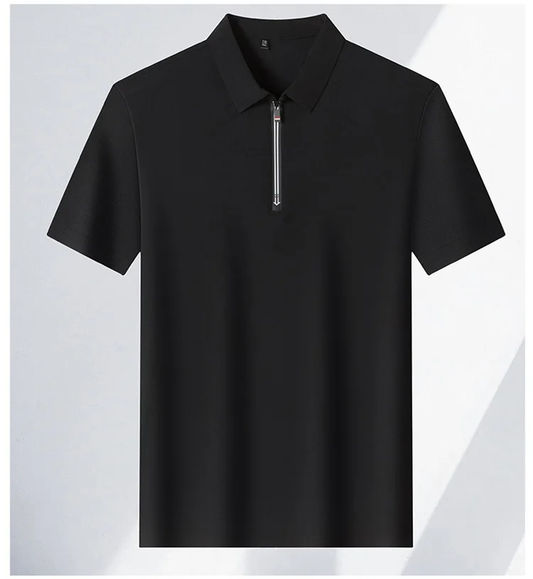 New Summer Men's Half-Zip Polo Shirt, Business Casual, Stretchy & Thin Lapel T-Shirt
New Summer Men's Half-Zip Polo Shirt, Business Casual, Stretchy & Thin Lapel T-Shirt