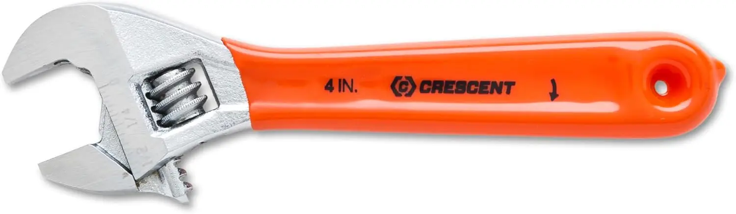 4" Adjustable Cushion Grip Wrench with Hex Jaw Design - 1/2" Capacity
4" Adjustable Cushion Grip Wrench with Hex Jaw Design - 1/2" Capacity
