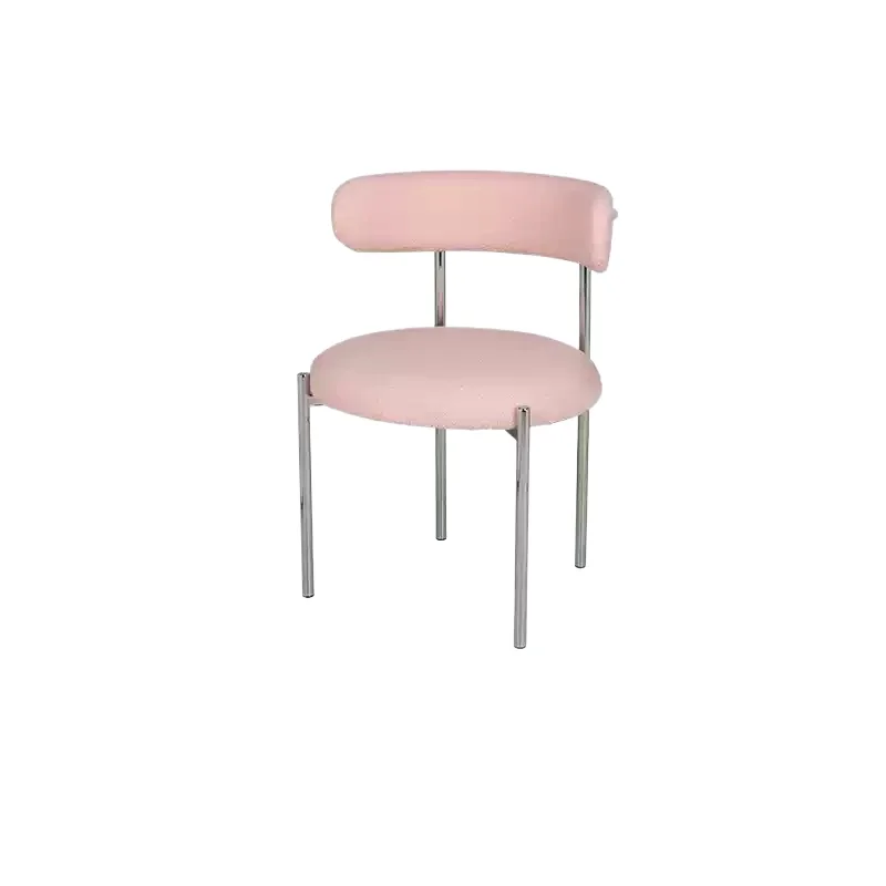 Скандинавская спинка для гостиной, обеденный стол и стулья, мягкая сумка для спальни, кресло для макияжа, простой домашний стул для отдыха 
Скандинавская спинка для гостиной, обеденный стол и стулья, мягкая сумка для спальни, кресло для макияжа, простой домашний стул для отдыха