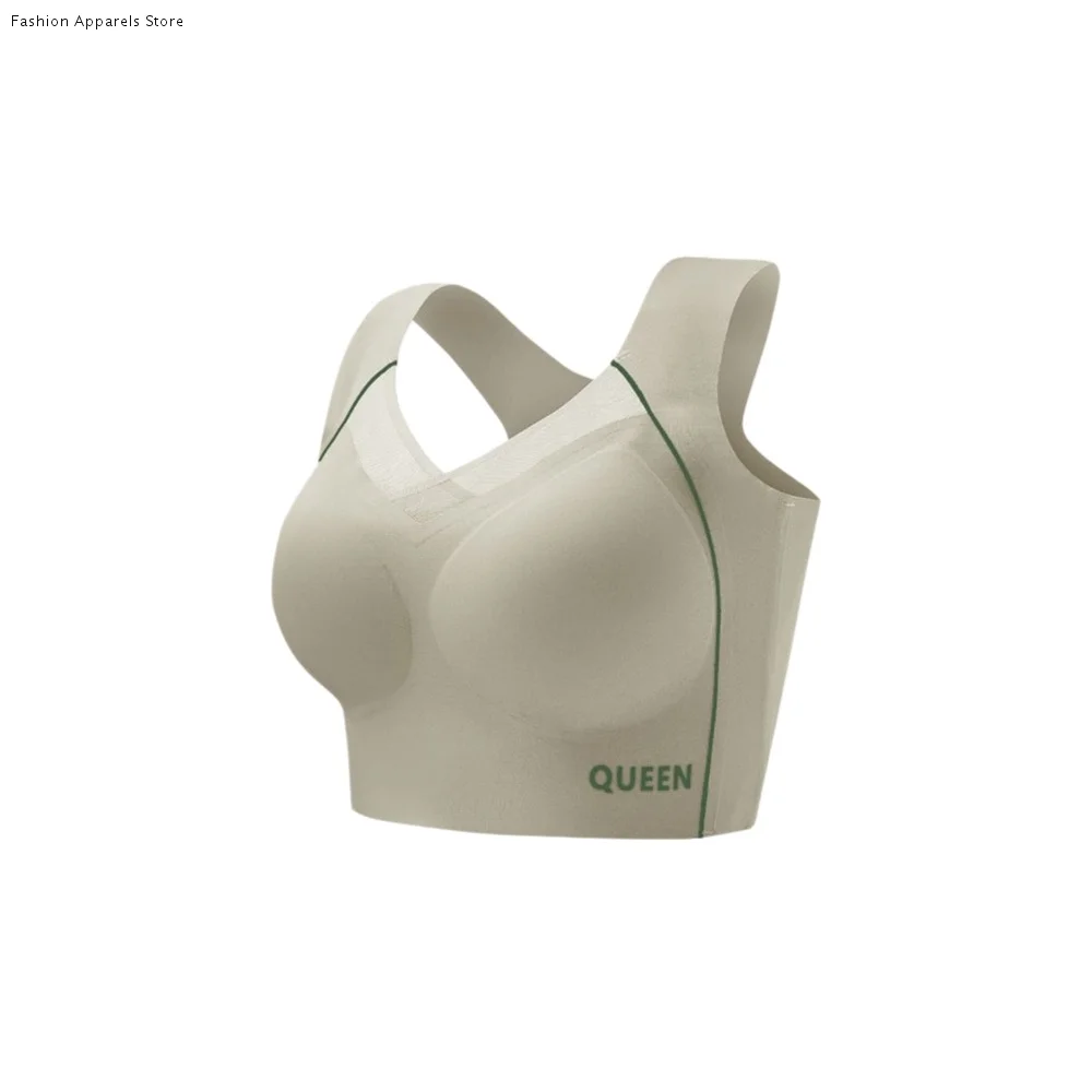Traceless Wireless V Bra Shockproof Gathered Breasts Brassiere for Women Mesh V Neck Lingerie Push Up Underwear Running
Traceless Wireless V Bra Shockproof Gathered Breasts Brassiere for Women Mesh V Neck Lingerie Push Up Underwear Running