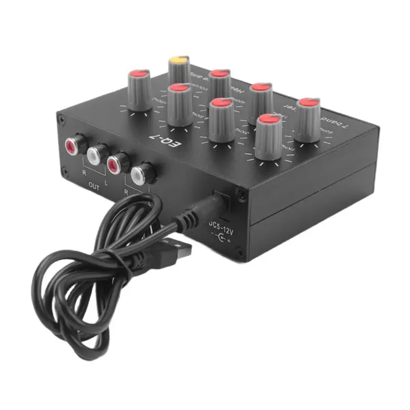 EQ-7 Car Audio Headset Amplifier 2 Channel Audio Mixer Equalizer Digital Sound Equalizer-AEF7
EQ-7 Car Audio Headset Amplifier 2 Channel Audio Mixer Equalizer Digital Sound Equalizer-AEF7