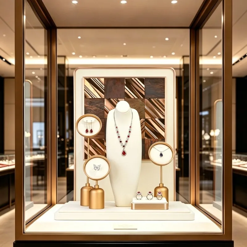 Counter Jewelry Display Rack Shopping Mall Necklace Displays Props Luxury Earring Packaging Racks Creative Ring Storage Tray
Counter Jewelry Display Rack Shopping Mall Necklace Displays Props Luxury Earring Packaging Racks Creative Ring Storage Tray