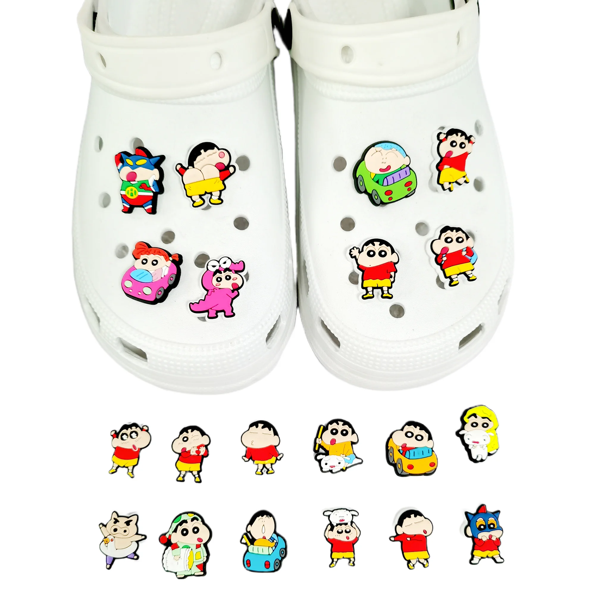 20pcs Japan Anime Shin-chan Shoe Charms DIY Decor Kit for Kids Garden Shoes & Sandals Gift
20pcs Japan Anime Shin-chan Shoe Charms DIY Decor Kit for Kids Garden Shoes & Sandals Gift