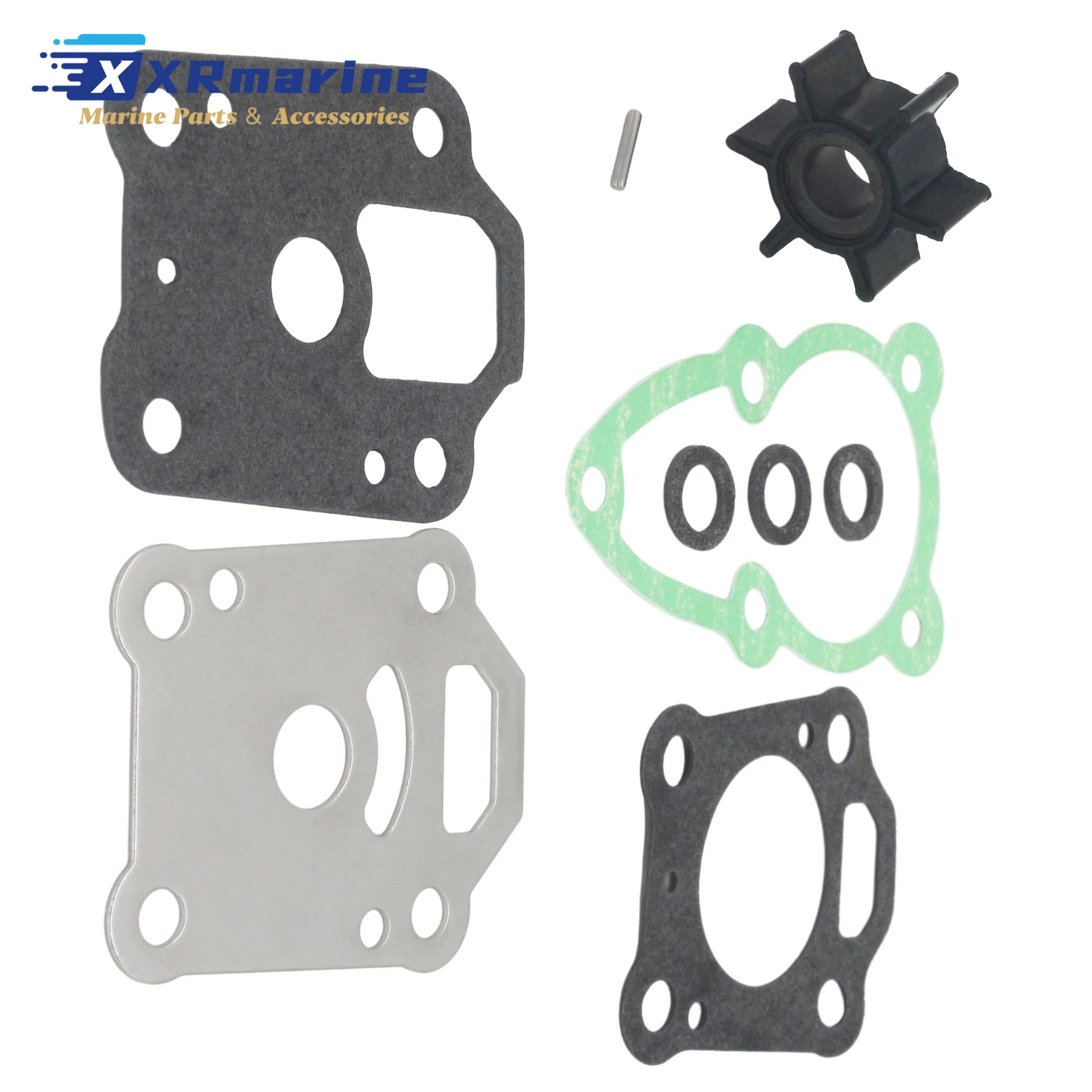 Outboard Impeller Kit Fits for Nissan Tohatsu 2/4 Stroke M NS MFS NSF4HP 5HP 6HP Replaces 369-87322-0 369-65021-1 369-65021-1M
Outboard Impeller Kit Fits for Nissan Tohatsu 2/4 Stroke M NS MFS NSF4HP 5HP 6HP Replaces 369-87322-0 369-65021-1 369-65021-1M