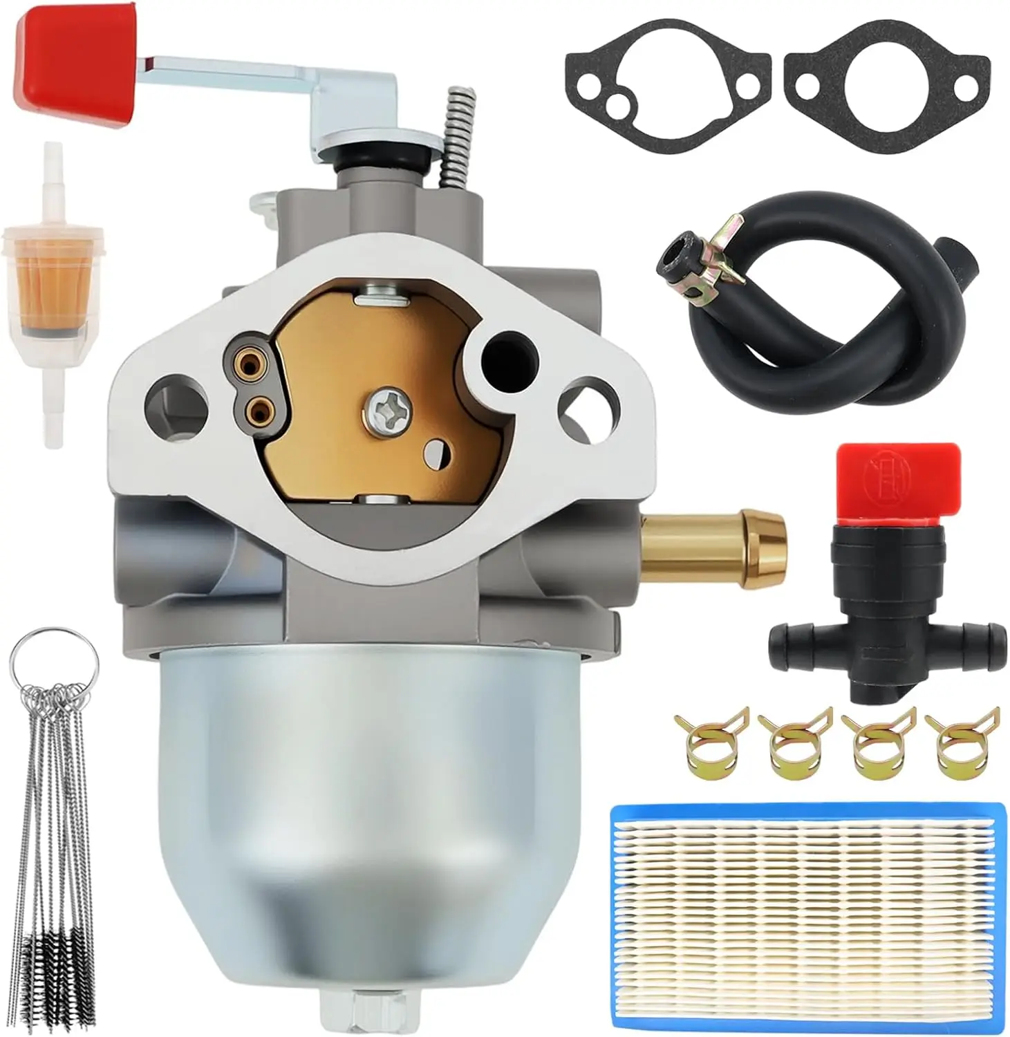 0C1535ASRV Carburetor with 78601 Air Filter Kit for 4000XL Parts 4000 EXL 97747 C1535 GN220 GH220HS W436BRE T44 35PDS396829 0C15
0C1535ASRV Carburetor with 78601 Air Filter Kit for 4000XL Parts 4000 EXL 97747 C1535 GN220 GH220HS W436BRE T44 35PDS396829 0C15