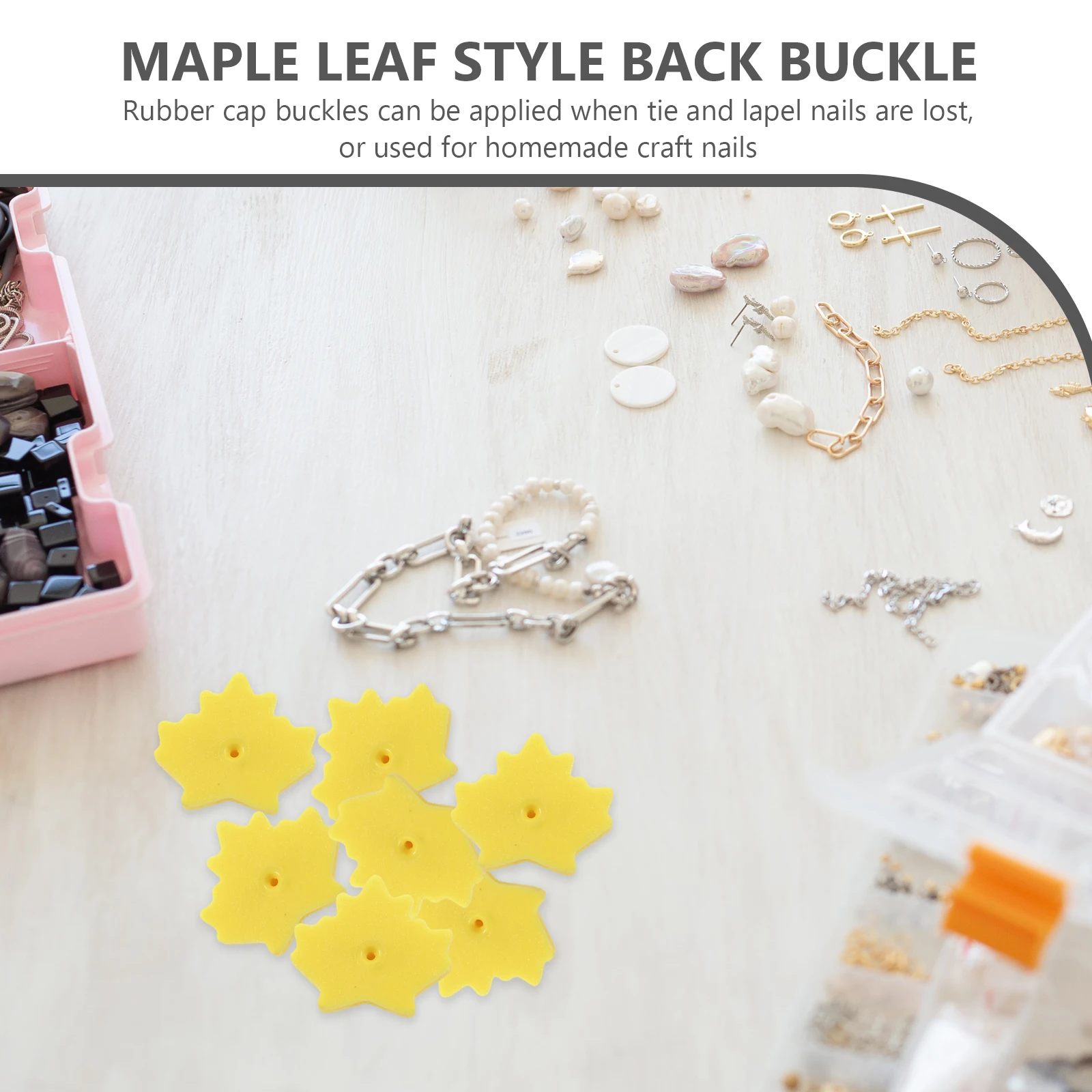 150 Pcs Maple Leaf Pin Brooch Brooches Backing Backs Lapel Locking Clasp for Crafts
150 Pcs Maple Leaf Pin Brooch Brooches Backing Backs Lapel Locking Clasp for Crafts