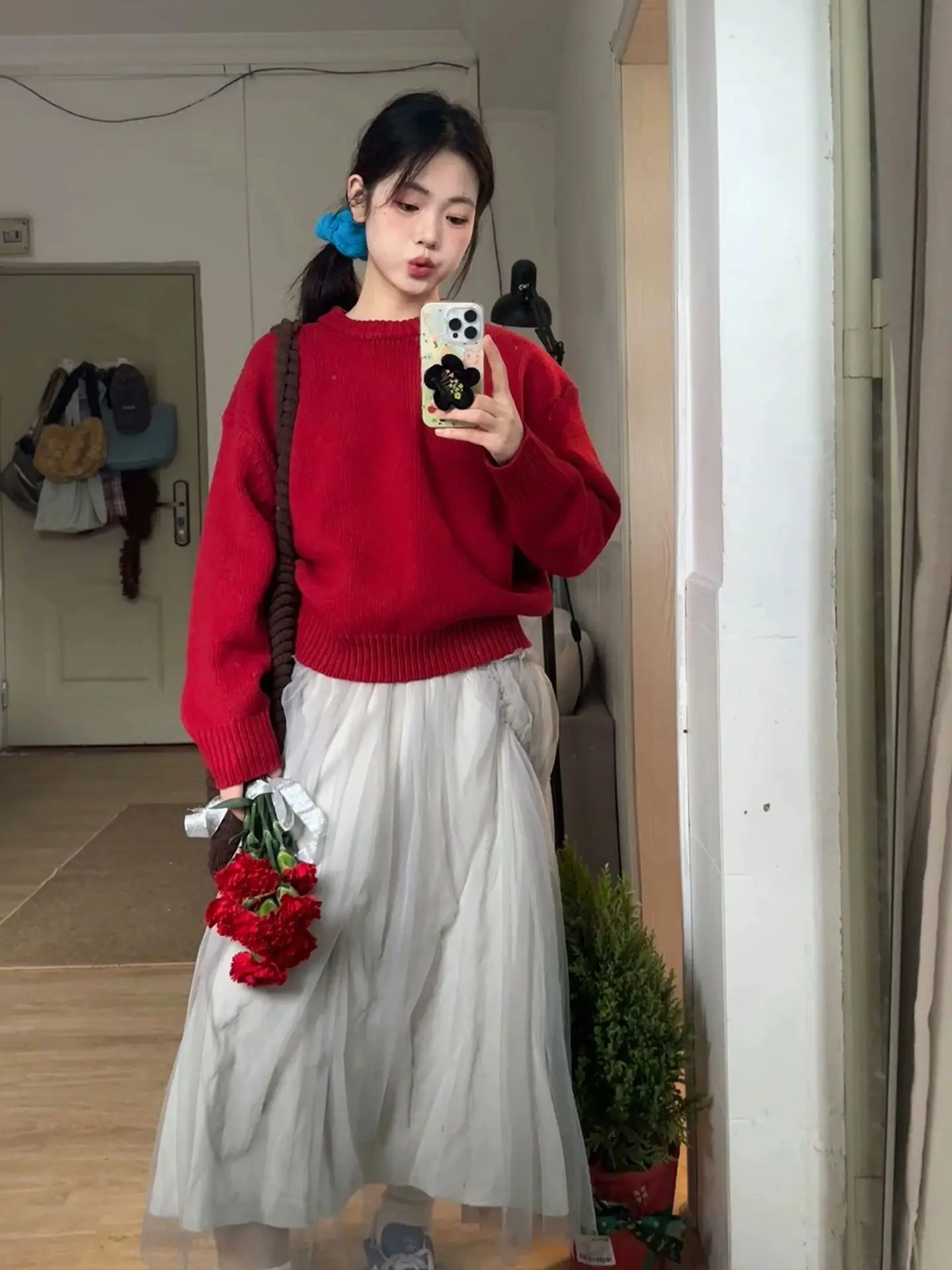 Красный круглый вязаный свитер с длинными рукавами для женщин, свободный крой, весенняя новинка, универсальный, FEMPILOT, в стиле ретро
Красный круглый вязаный свитер с длинными рукавами для женщин, свободный крой, весенняя новинка, универсальный, FEMPILOT, в стиле ретро