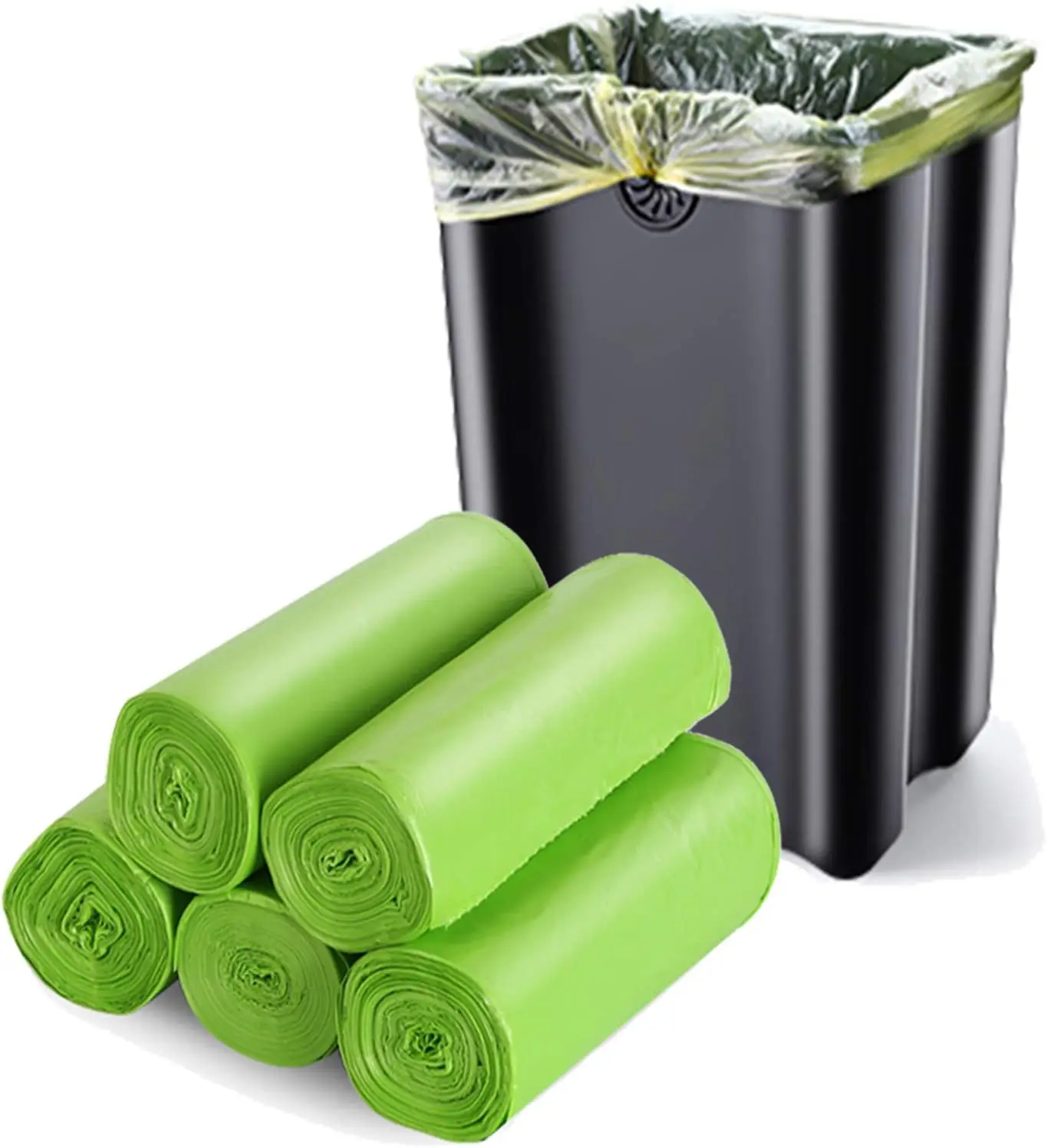 Plant Based Trash Bags for Kitchen, 13-15 Gallon, 75 Counts, Unscented Green Garbage Bags for Recycling and Yard
Plant Based Trash Bags for Kitchen, 13-15 Gallon, 75 Counts, Unscented Green Garbage Bags for Recycling and Yard