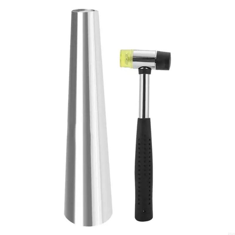 R66A Bracelet Mandrel Bangle Sizer Shaping Rod Two Way Rubber Hammer DIY Jewelry Making Tool for Rings Bangles Repair
R66A Bracelet Mandrel Bangle Sizer Shaping Rod Two Way Rubber Hammer DIY Jewelry Making Tool for Rings Bangles Repair