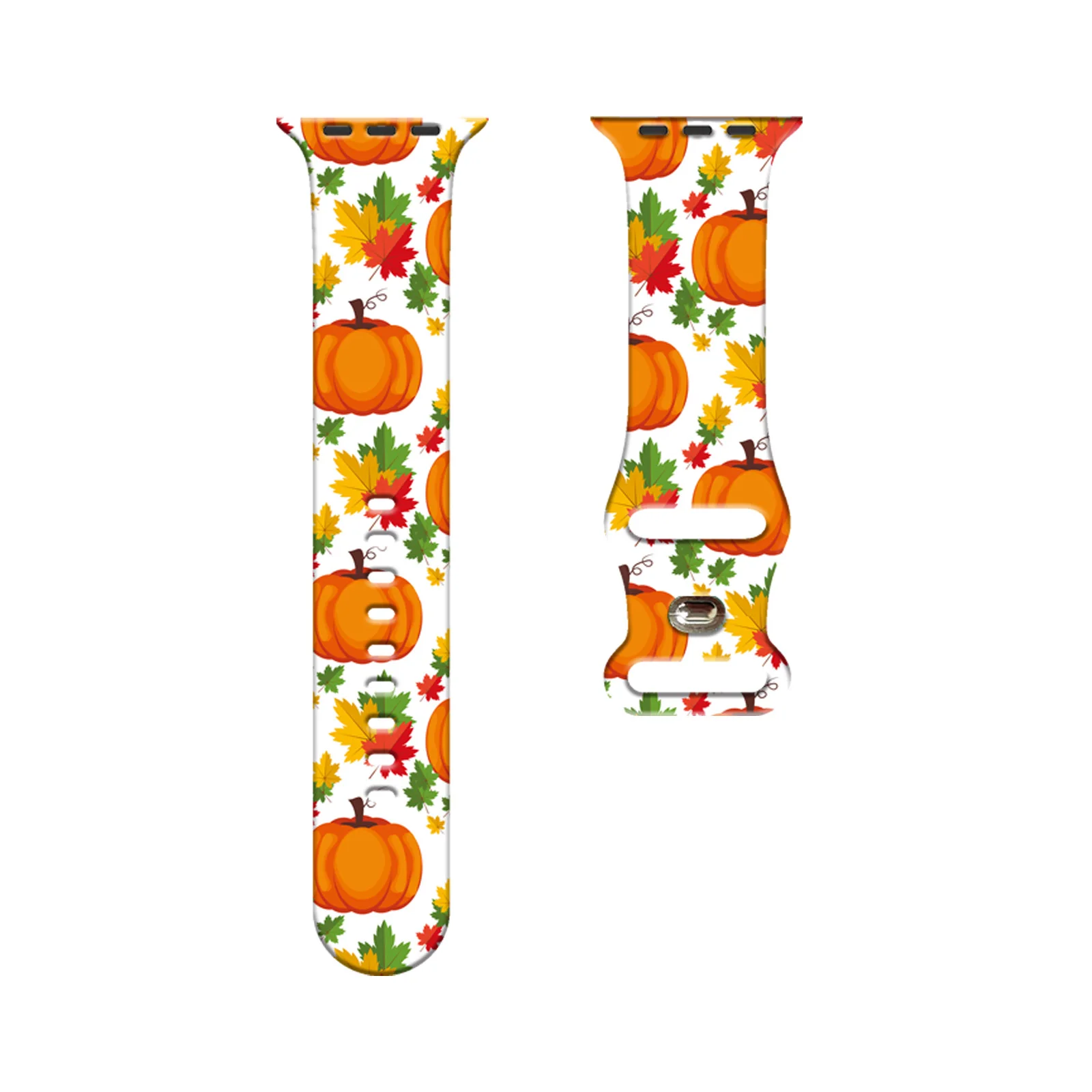 Golden Autumn Harvest Pumpkin Print Band for Apple Watch Series 11/10/9/8/7/6/SE, Soft Waterproof Silicone 46mm 45mm 44mm 42mm
Golden Autumn Harvest Pumpkin Print Band for Apple Watch Series 11/10/9/8/7/6/SE, Soft Waterproof Silicone 46mm 45mm 44mm 42mm