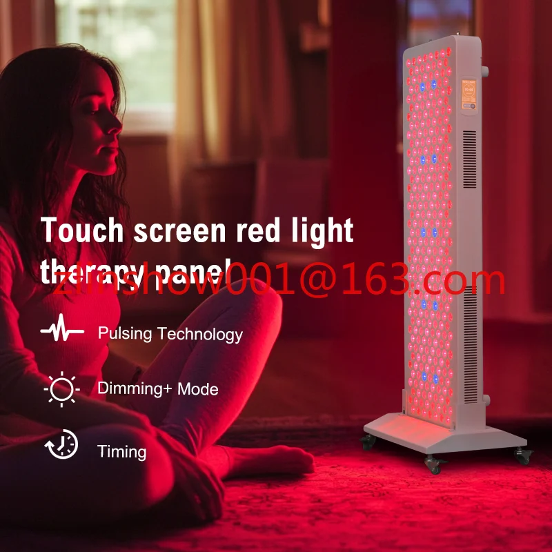 900 * 300 * 66mm 7-wavelength red light treatment panel for general pain relief and skin red light treatment
900 * 300 * 66mm 7-wavelength red light treatment panel for general pain relief and skin red light treatment