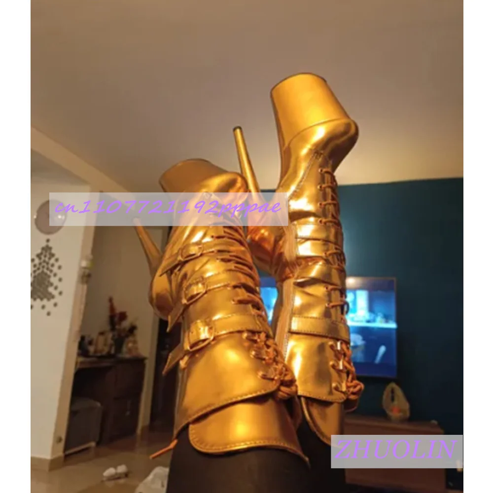 Новые ботильоны на очень высоком каблуке с золотой пряжкой на ремне, пикантные ботинки на шнуровке для танцев на пилоне, модные ботинки на платформе для вечеринок в ночном клубе 20 см
Новые ботильоны на очень высоком каблуке с золотой пряжкой на ремне, пикантные ботинки на шнуровке для танцев на пилоне, модные ботинки на платформе для вечеринок в ночном клубе 20 см