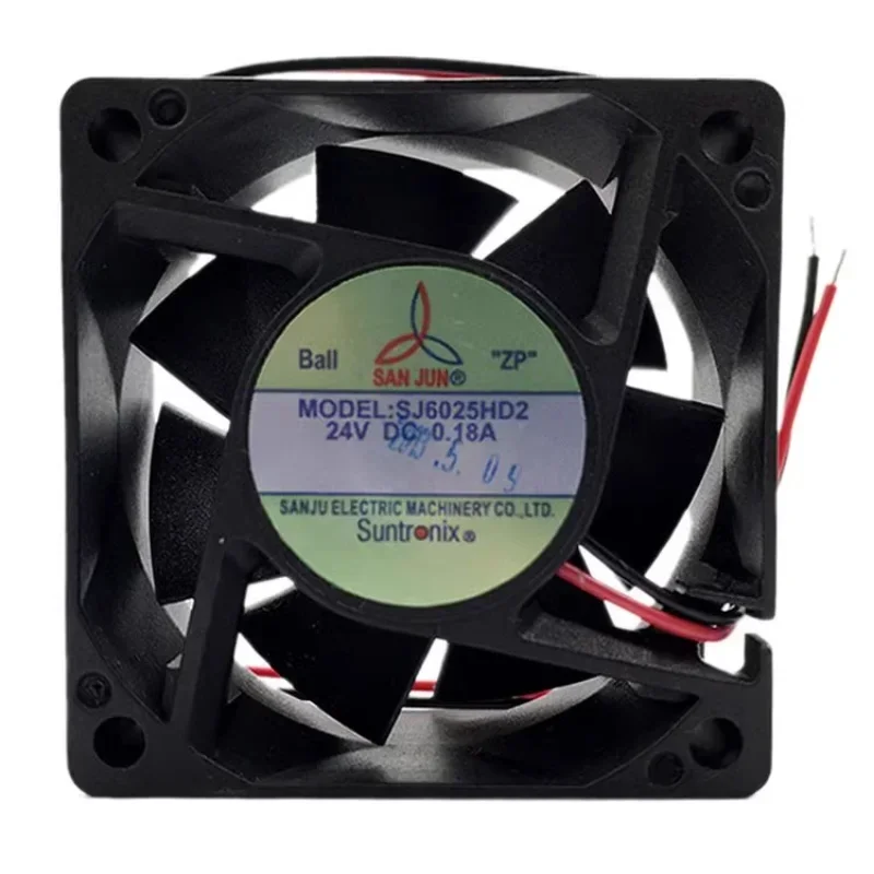New CPU Fan For SJ6025HD2 24V 0.18A 6CM Inverter Cooling Fan 60*60*25MM
New CPU Fan For SJ6025HD2 24V 0.18A 6CM Inverter Cooling Fan 60*60*25MM