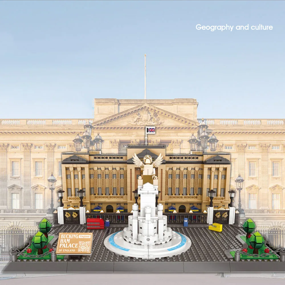 Creative England London Building Block Buckingham Palace Construction Model Sets Brick Historical Architecture Toys Collection
Creative England London Building Block Buckingham Palace Construction Model Sets Brick Historical Architecture Toys Collection