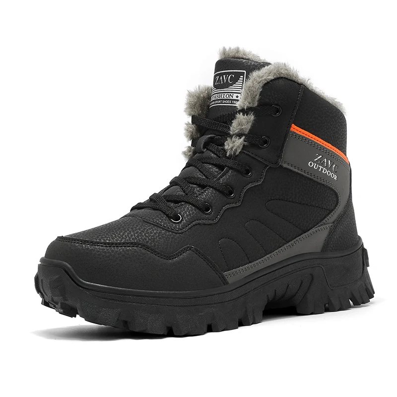 High Top Men Hiking Boots Winter Snow Boots Keep Warm Plush Outdoor Climbing Trekking Sneakers Waterproof Men's Work Boots 
High Top Men Hiking Boots Winter Snow Boots Keep Warm Plush Outdoor Climbing Trekking Sneakers Waterproof Men's Work Boots
