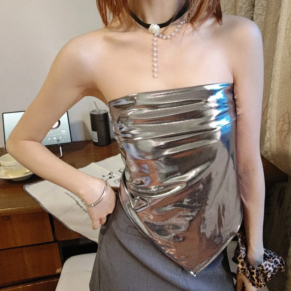 Y2K Liquid Silver Hair Scarf Hip Hop Headband Laser Color Hair Band Soft Wrap Slender Scarf Punk Bandana Streetwear
Y2K Liquid Silver Hair Scarf Hip Hop Headband Laser Color Hair Band Soft Wrap Slender Scarf Punk Bandana Streetwear