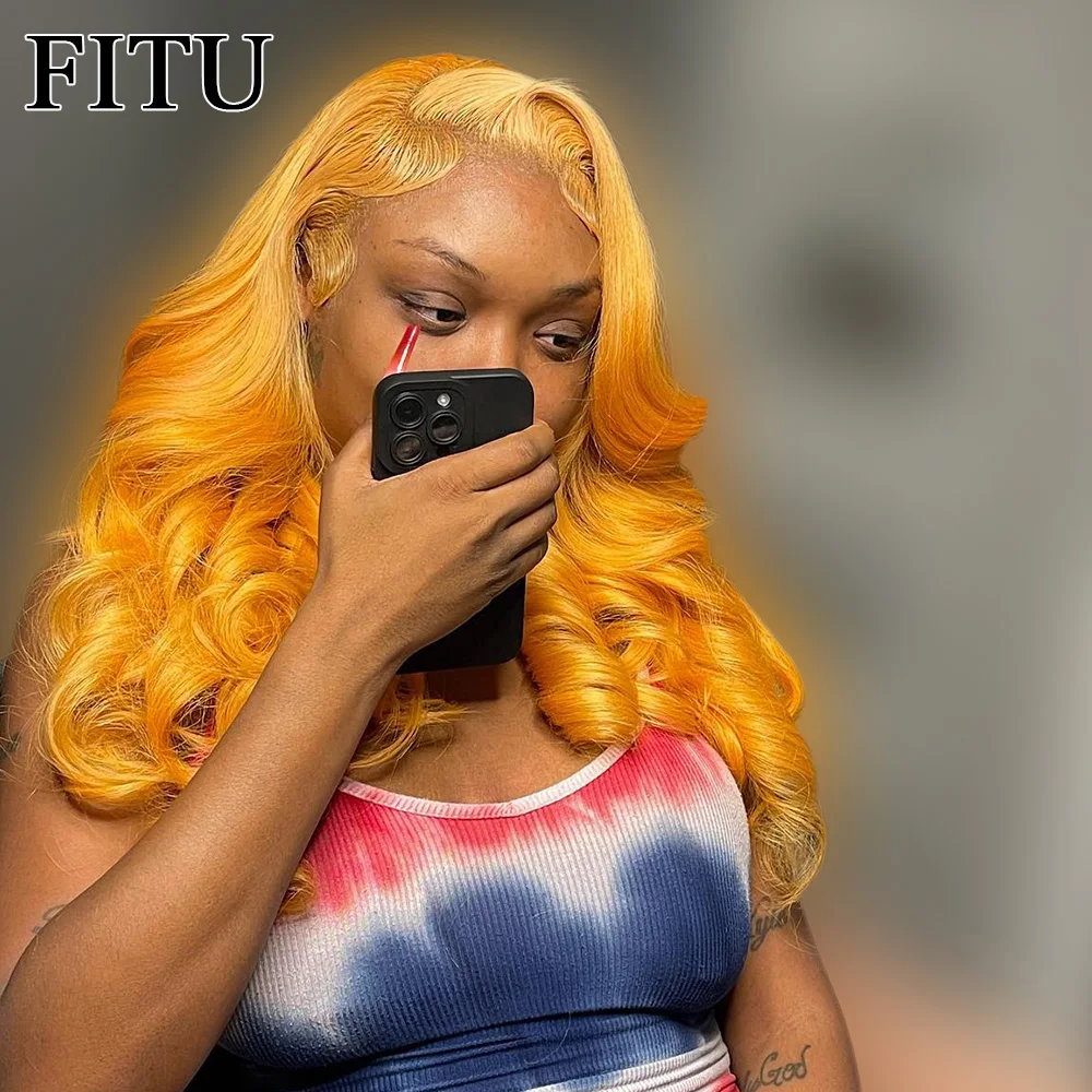 FITU Yellow Transparent 13x6 13x4 Lace Frontal Human Hair Wig 613 Colored Plucked With Baby Hair 5x5 Lace Closure Wig
FITU Yellow Transparent 13x6 13x4 Lace Frontal Human Hair Wig 613 Colored Plucked With Baby Hair 5x5 Lace Closure Wig