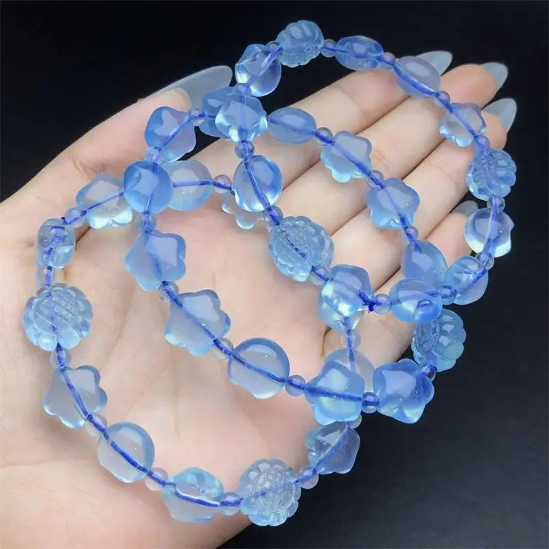 Natural Aquamarine Sunflower Star Moon Bracelet Crystal Healing Crystal Stone Fashion Gemstone Women Jewelry Gift 1pcs
Natural Aquamarine Sunflower Star Moon Bracelet Crystal Healing Crystal Stone Fashion Gemstone Women Jewelry Gift 1pcs