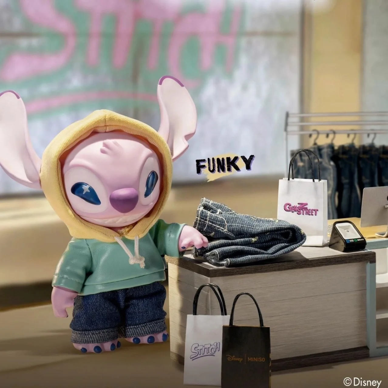 Stitch Dress-up Toy Show Stitch Gen Z Уличная фигурка Брелок для ключей Виниловая кукла Брелок Сумка Подвеска Disney Праздничные маленькие подарки
Stitch Dress-up Toy Show Stitch Gen Z Уличная фигурка Брелок для ключей Виниловая кукла Брелок Сумка Подвеска Disney Праздничные маленькие подарки