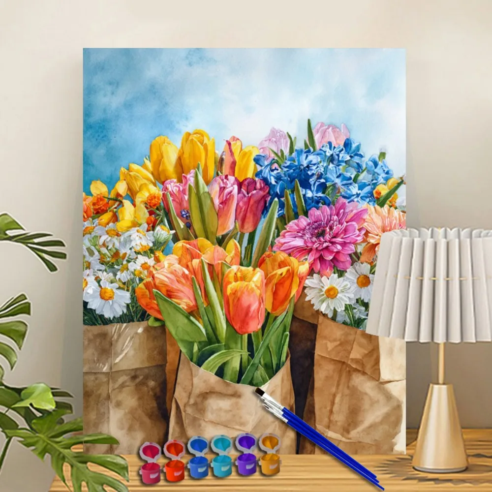 Painting By Numbers Colorful flower bags Acrylic Paint Canvas Dropshipping Portrait Family Children Photo Christmas gifts
Painting By Numbers Colorful flower bags Acrylic Paint Canvas Dropshipping Portrait Family Children Photo Christmas gifts