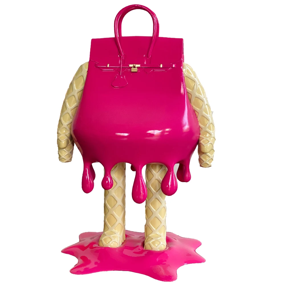 Creative Office Desk Decorative Ornaments Melting Money Bags Handbags Schoolbag Ice Cream Ornaments Crafts
Creative Office Desk Decorative Ornaments Melting Money Bags Handbags Schoolbag Ice Cream Ornaments Crafts