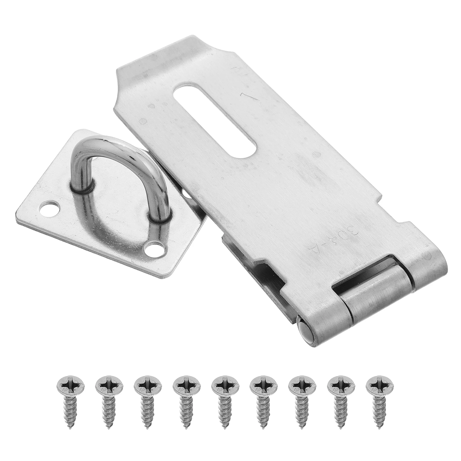 Stainless Steel Lock Door Hasp Padlock Latch Doors and Windows Barn Locks Latches
Stainless Steel Lock Door Hasp Padlock Latch Doors and Windows Barn Locks Latches