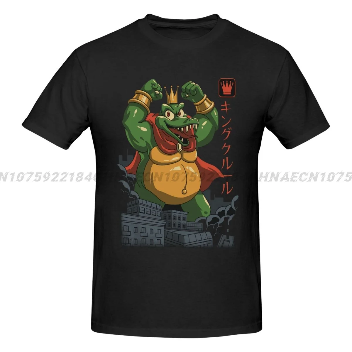 King K. Rool Kremling Kaiju Prints Mans Cotton Tee Clothing Creativity Short Sleeve Fashion Casual Loose Tops
King K. Rool Kremling Kaiju Prints Mans Cotton Tee Clothing Creativity Short Sleeve Fashion Casual Loose Tops
