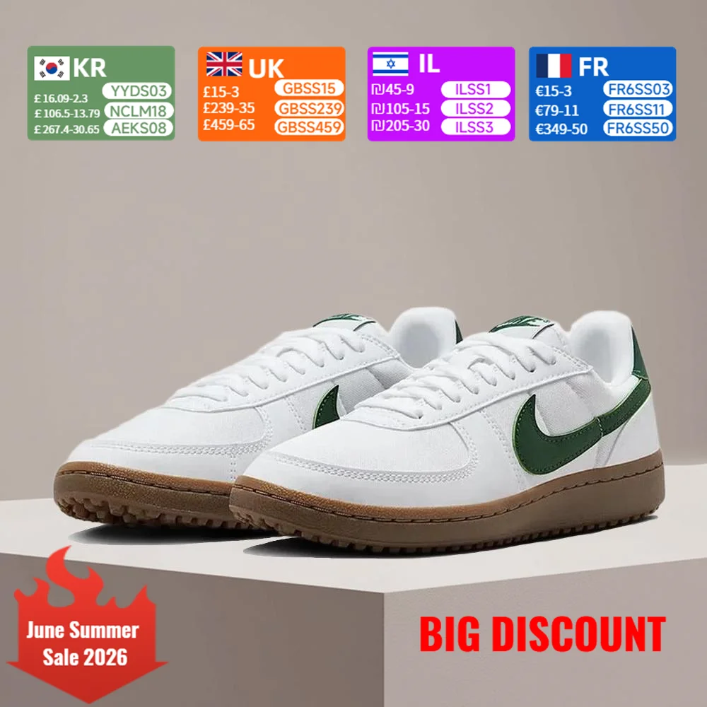 Nike FIELD GENERAL Classic Slip-Resistant, Durable, Stylish, Versatile Athletic Casual Sneakers FZ5593-103
Nike FIELD GENERAL Classic Slip-Resistant, Durable, Stylish, Versatile Athletic Casual Sneakers FZ5593-103