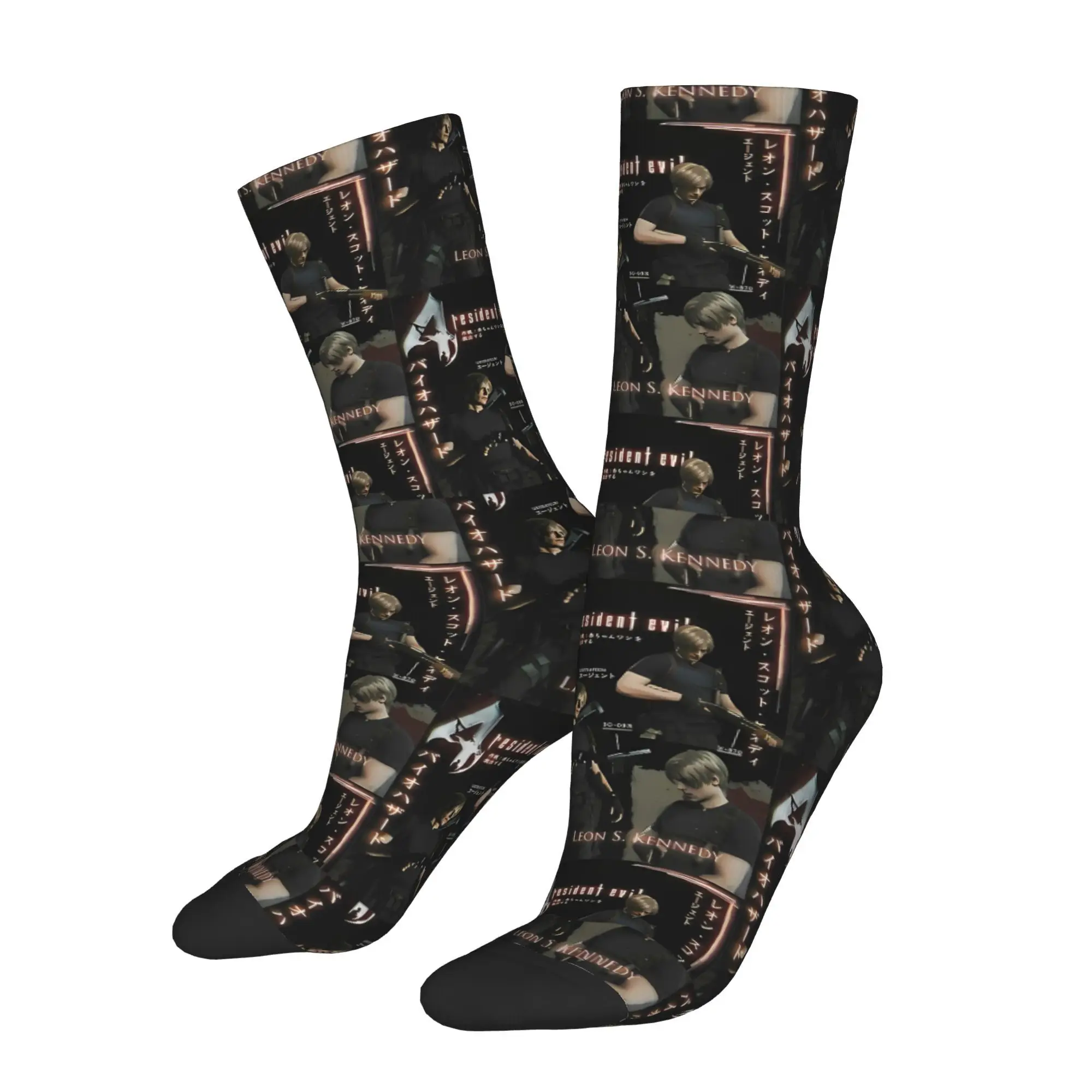 Funny Happy Sock for Men Leon Kennedy Character Harajuku Umbrella Corporation Quality Pattern Printed Crew Sock Casual Gift
Funny Happy Sock for Men Leon Kennedy Character Harajuku Umbrella Corporation Quality Pattern Printed Crew Sock Casual Gift