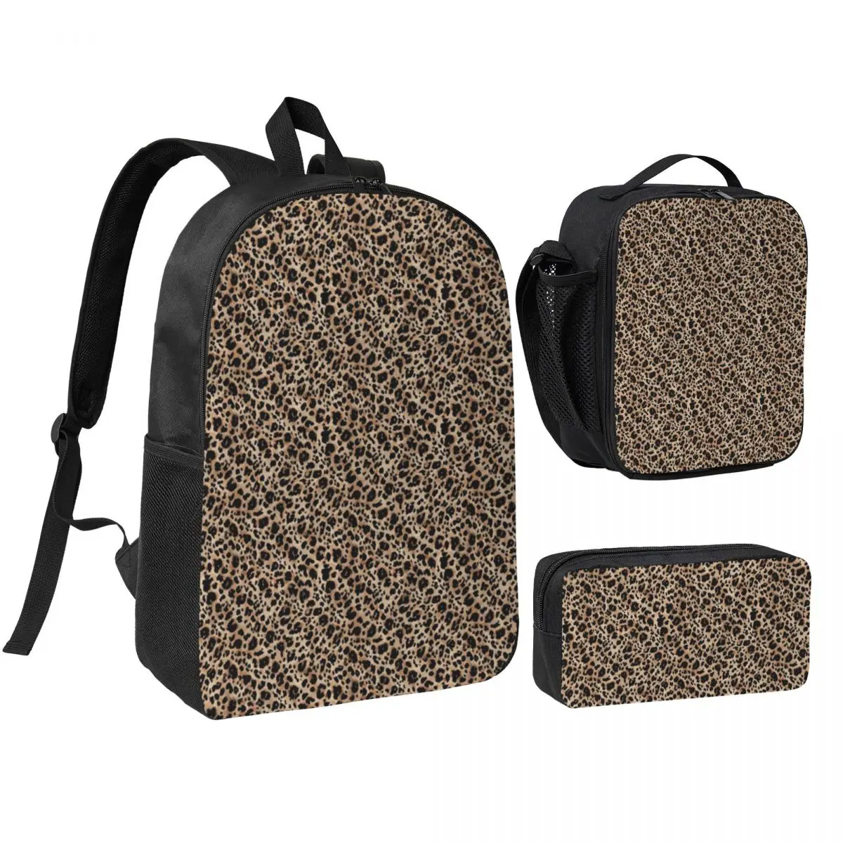 Brown Leopard Pattern Backpack Boys Girls BookBag School Bag Shoulder Bags 3ps Insulated Lunch Bag Pencil Case
Brown Leopard Pattern Backpack Boys Girls BookBag School Bag Shoulder Bags 3ps Insulated Lunch Bag Pencil Case