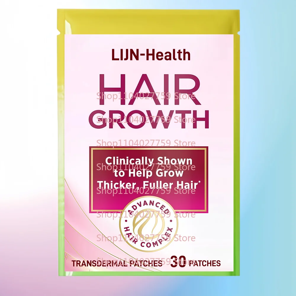 30 Patches Hair Growth Transdermal Patches with Biotin Silicon & Arginine for Help Grow Thicker Fuller Hair
30 Patches Hair Growth Transdermal Patches with Biotin Silicon & Arginine for Help Grow Thicker Fuller Hair