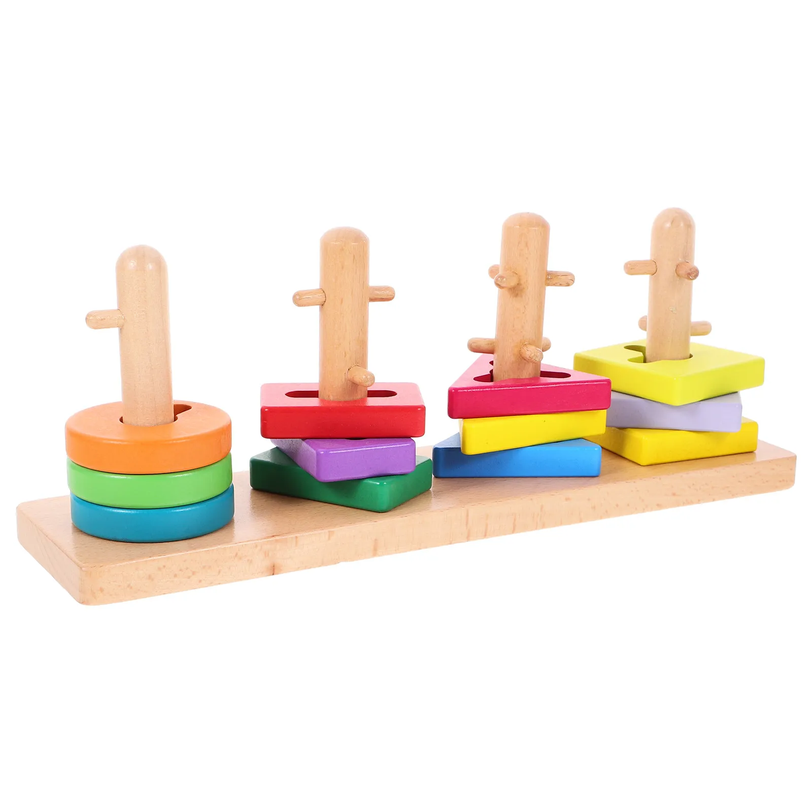 1Set Wood Geometric Shape Matching Educational Set for Cognitive Development Puzzle Play Geometrical
1Set Wood Geometric Shape Matching Educational Set for Cognitive Development Puzzle Play Geometrical