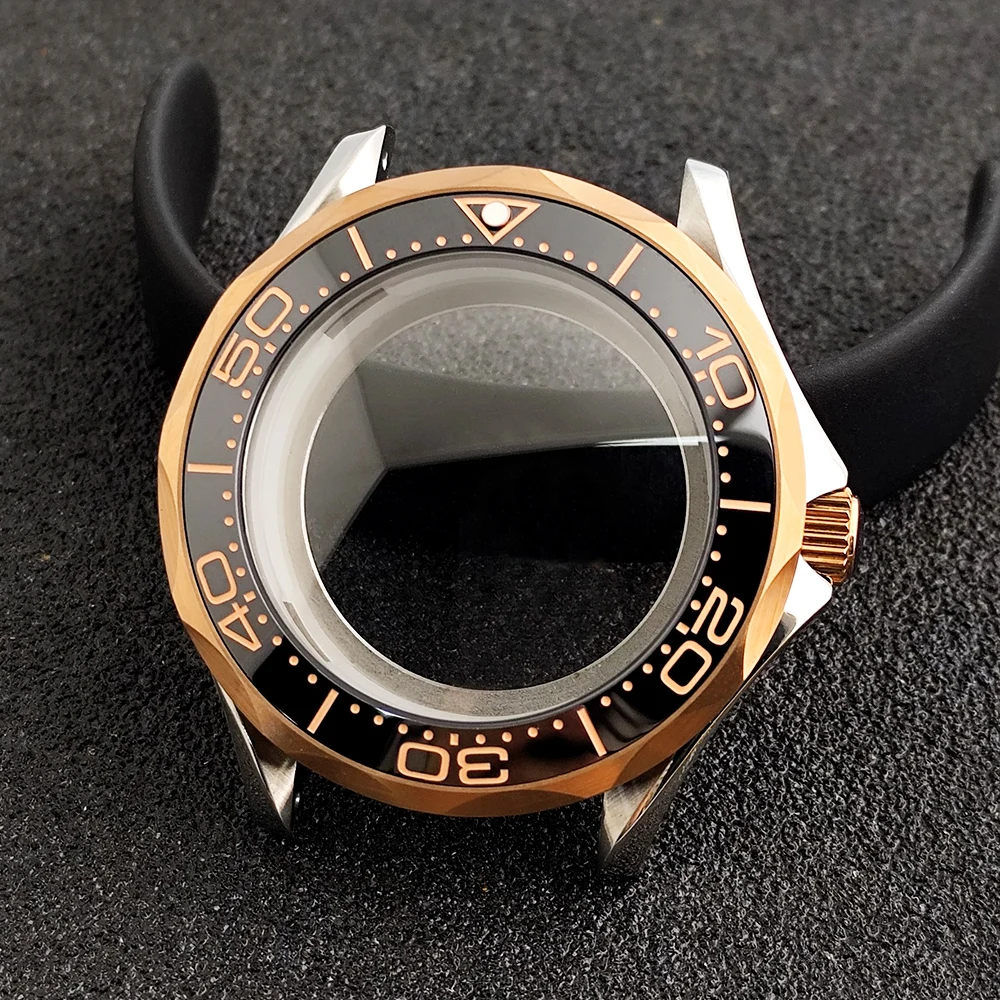 NH35 Slivery Rose/Gold Stainless Steel Case Men's Watches Case Fit NH34 NH35 NH36 Movement Case Sapphire Glass Watch Box
NH35 Slivery Rose/Gold Stainless Steel Case Men's Watches Case Fit NH34 NH35 NH36 Movement Case Sapphire Glass Watch Box