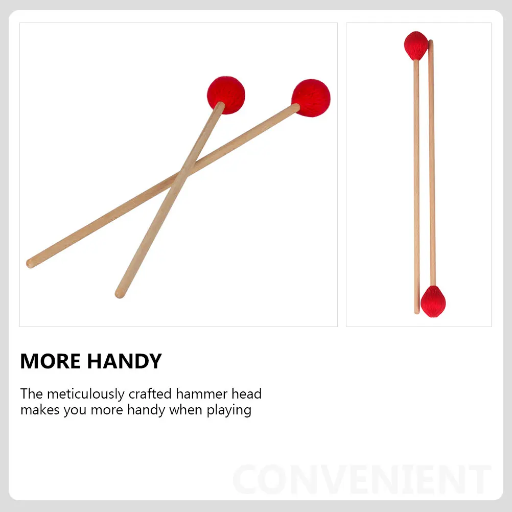 2pcs Marimba Hammers Sturdy Xylophone Hammer Durable Practice Tool For Beginners High-Grade Long Lasting Smooth Surface
2pcs Marimba Hammers Sturdy Xylophone Hammer Durable Practice Tool For Beginners High-Grade Long Lasting Smooth Surface