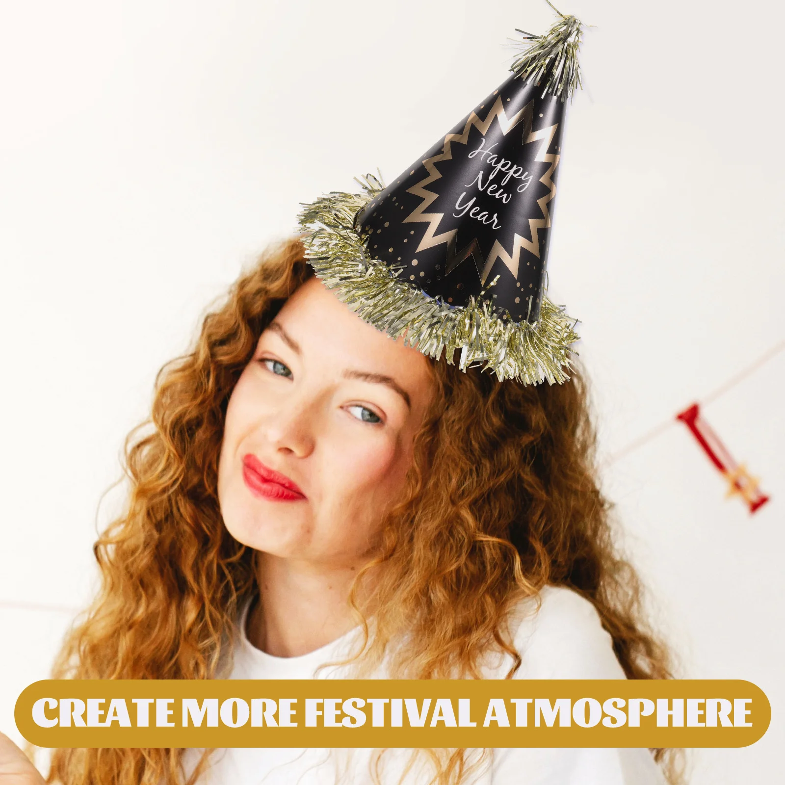 8Pcs New Year Party Paper Hats Black Gold Cone Hats Comfortable Lightweight Party Supplies 2023 Happy New Year Hat
8Pcs New Year Party Paper Hats Black Gold Cone Hats Comfortable Lightweight Party Supplies 2023 Happy New Year Hat