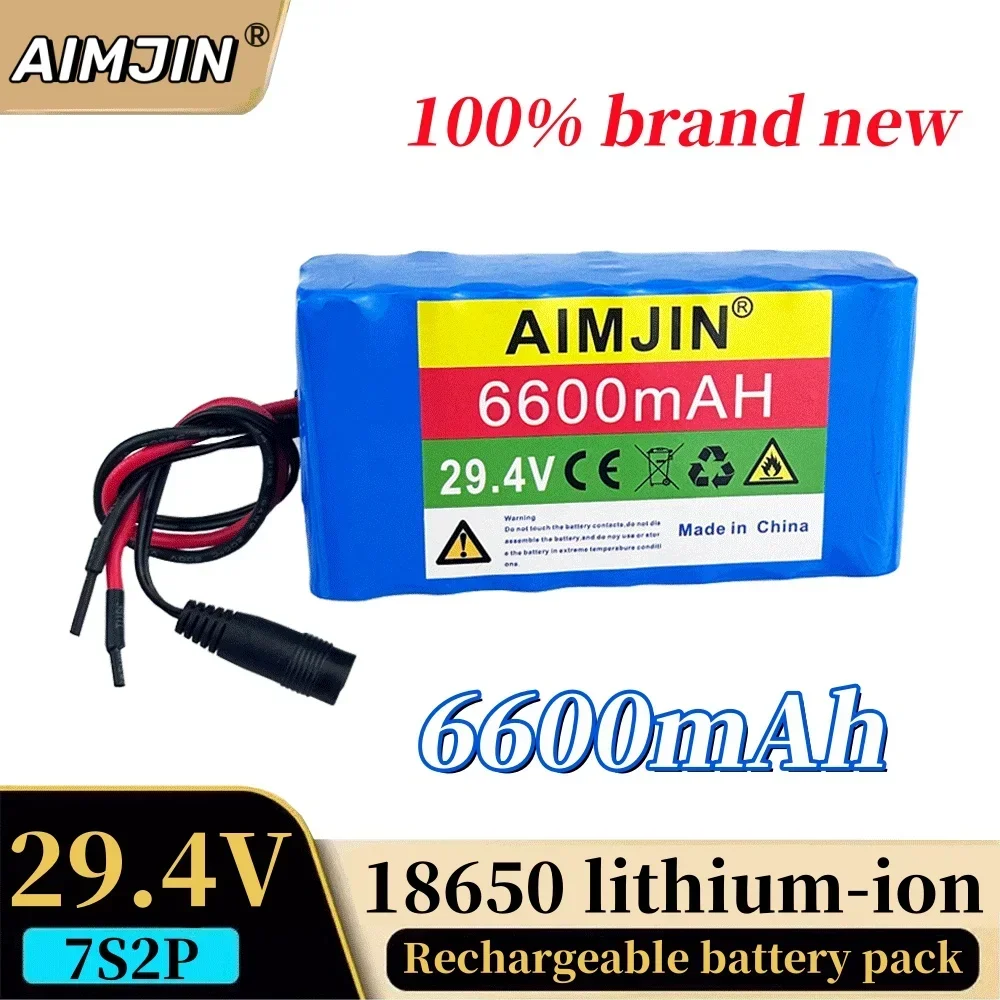 7S2P 29.4V 6600mAh 18650 lithium-ion rechargeable battery pack, balance skateboard, etc.
7S2P 29.4V 6600mAh 18650 lithium-ion rechargeable battery pack, balance skateboard, etc.