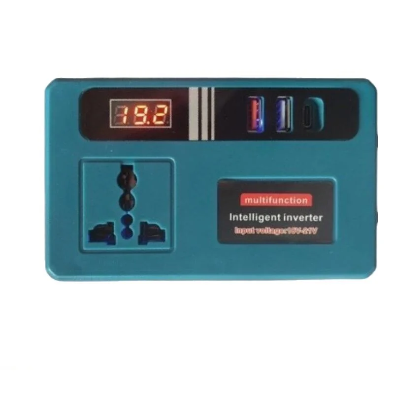 Multifunction Intelligent Li-ion Battery Outdoor Work Inverter for Makita 18V Li-ion battery BL1815 BL1830 BL1850 BL1860 120W
Multifunction Intelligent Li-ion Battery Outdoor Work Inverter for Makita 18V Li-ion battery BL1815 BL1830 BL1850 BL1860 120W