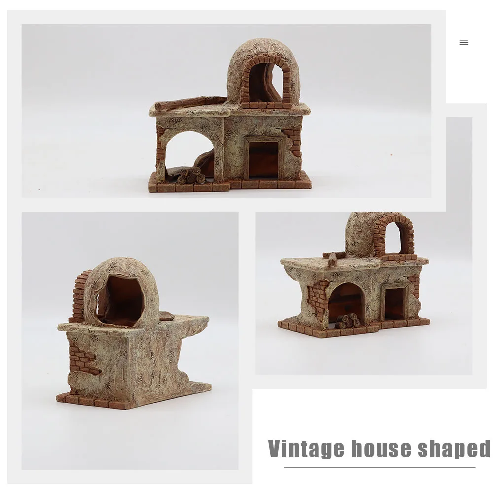 Fish Tank Hidden House Vintage Resin Craft Aquarium Decor Reptile Box Landscape Decoration Aquarium Layout Adornment 
Fish Tank Hidden House Vintage Resin Craft Aquarium Decor Reptile Box Landscape Decoration Aquarium Layout Adornment