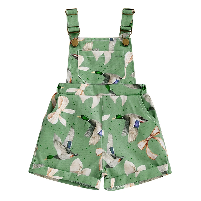 Little Girls Overalls Shorts Duck Bunny Bow Print Sleeveless Square Neck Suspender Jumpsuit Romper
Little Girls Overalls Shorts Duck Bunny Bow Print Sleeveless Square Neck Suspender Jumpsuit Romper
