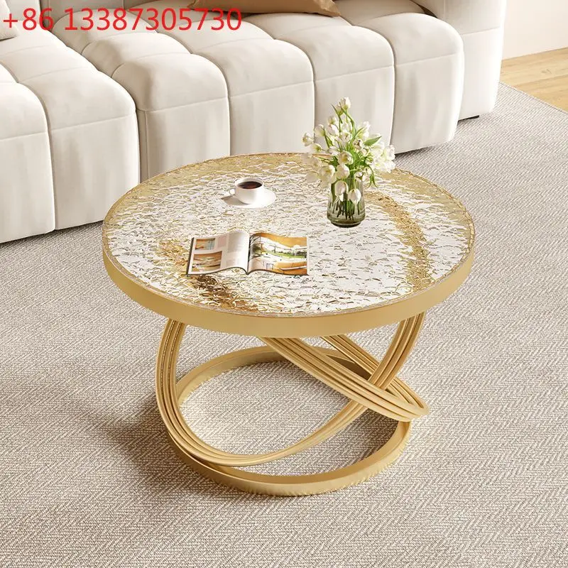 Nordic light luxury tempered glass small coffee table luxury simple household coffee table
Nordic light luxury tempered glass small coffee table luxury simple household coffee table