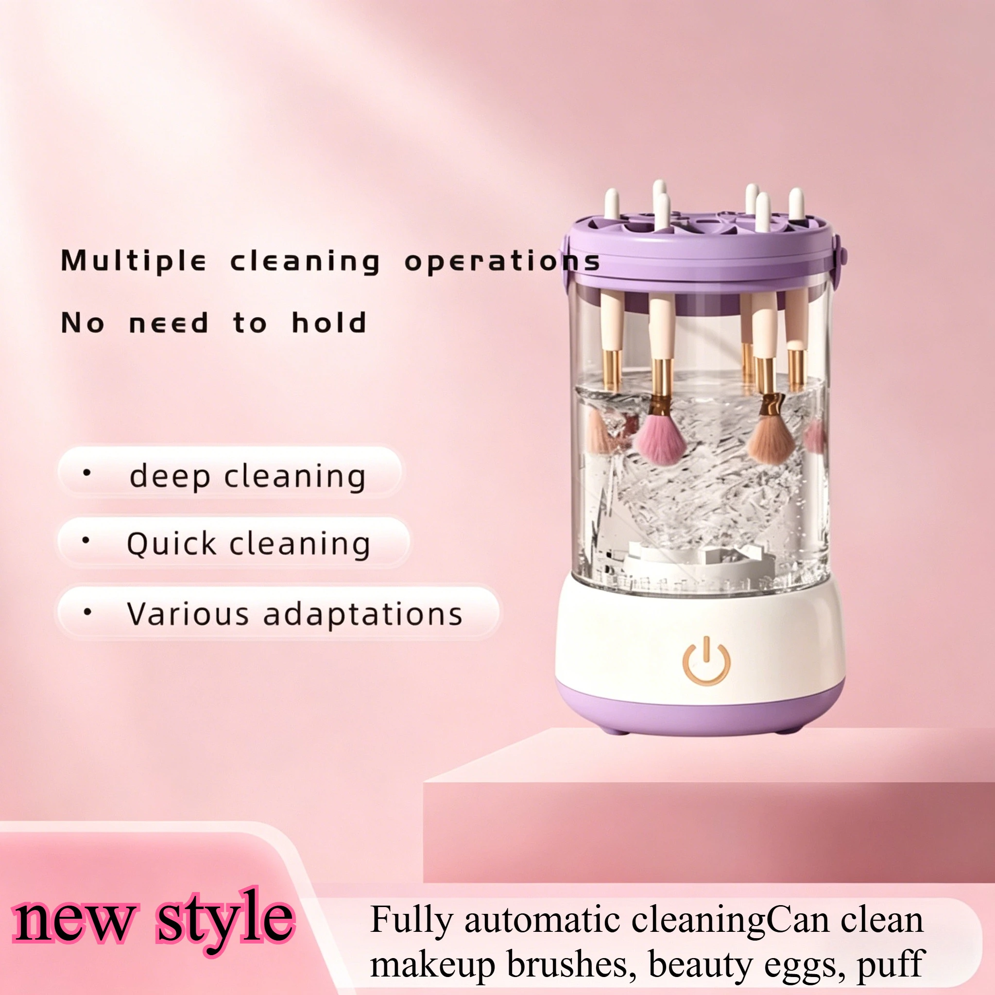 Professional makeup brush cleaner - Makeup tool cleaner - Portable automatic makeup brush cleaning machine - Motorcycle parts
Professional makeup brush cleaner - Makeup tool cleaner - Portable automatic makeup brush cleaning machine - Motorcycle parts