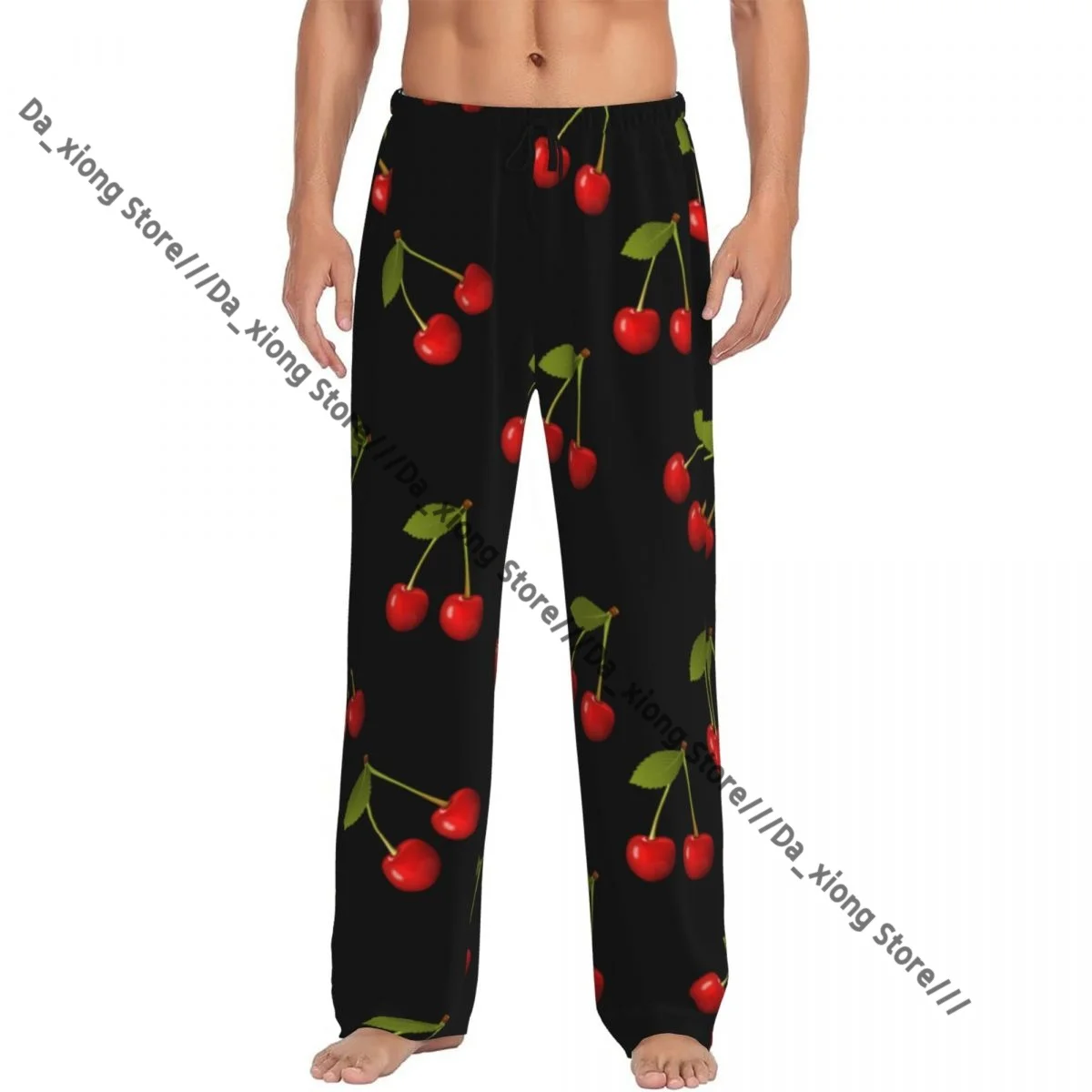 Men's Casual Pajama Sleeping Pants Cherry Cute Print Lounge Loose Trousers Comfortable Nightwear
Men's Casual Pajama Sleeping Pants Cherry Cute Print Lounge Loose Trousers Comfortable Nightwear