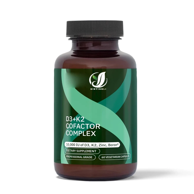 Vitamin D3+K2 Capsules, Efficient 10000 IU Vitamin D3 K2 MK-7 Zinc and Boron, Bone Strength, 60 Capsules
Vitamin D3+K2 Capsules, Efficient 10000 IU Vitamin D3 K2 MK-7 Zinc and Boron, Bone Strength, 60 Capsules