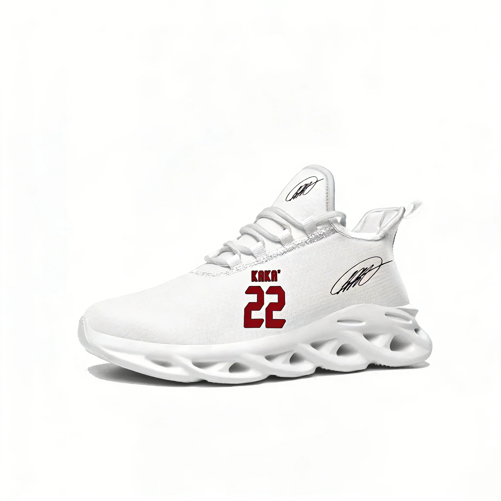Kaka No.22 Sports Sneakers Mans Womans Running Shoes Sneaker Brazil Soccer Star Lace Up Mesh Footwear Tailor Made Shoe White
Kaka No.22 Sports Sneakers Mans Womans Running Shoes Sneaker Brazil Soccer Star Lace Up Mesh Footwear Tailor Made Shoe White